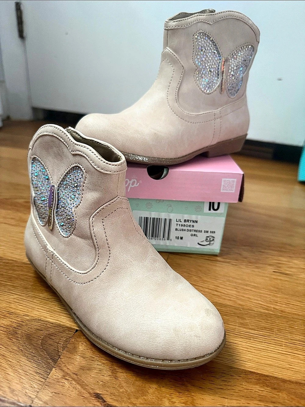 Jellypop Lil Brynn Cowboy Boot Cowboy Boots Girls US 10 Pink